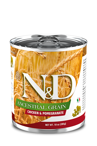 N&D Low Ancestral Grain CHICKEN & POMEGRANATE ADULT WET FOOD - PetsCura