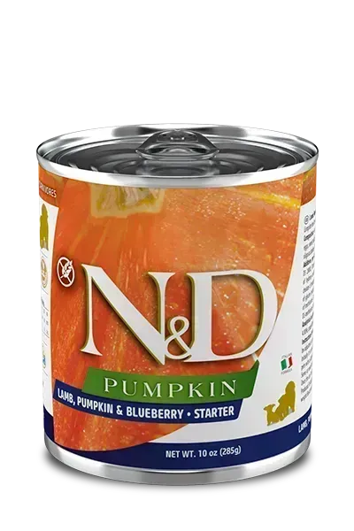N&D Pumpkin Grain Free LAMB, PUMPKIN & BLUEBERRY - STARTER WET FOOD